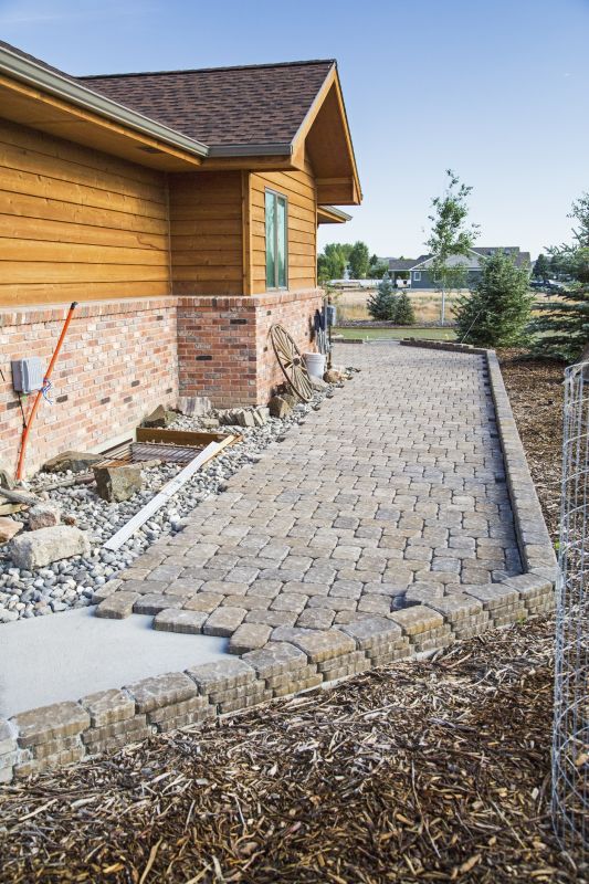Walkway with Pavers